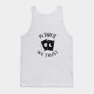 Good vibes witchy fashion In Tarot We Trust Tank Top